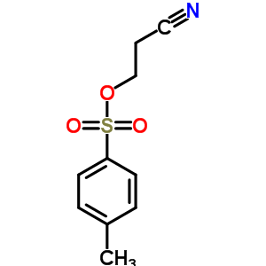 3-[[(4-甲基苯基)磺酰基]氧基]-丙腈结构式_34583-60-3结构式