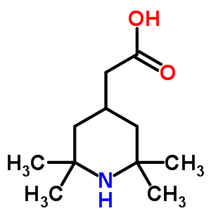 (2,2,6,6-四甲基-哌啶-4-基)-乙酸结构式_34635-77-3结构式