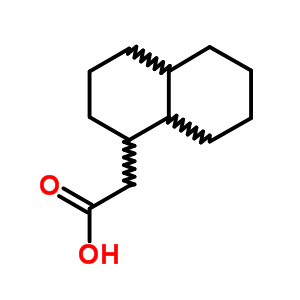 (Decahydro-naphthalen-1-yl)-acetic acid Structure,34681-29-3Structure