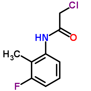 2-氯-n-(3-氟-2-甲基-苯基)-乙酰胺结构式_347196-12-7结构式