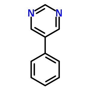 5-苯基嘧啶结构式_34771-45-4结构式
