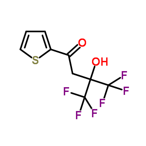 4,4,4-Trifluoro-3-hydroxy-1-(2-thienyl)-3-(trifluoromethyl)-1-butanone Structure,34844-19-4Structure