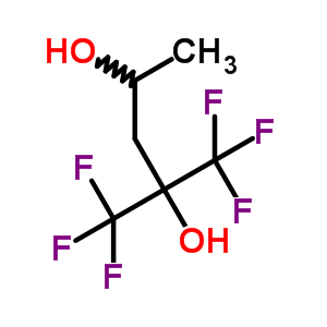 1,1,1-Trifluoro-2-trifluoromethyl-2,4-pentanediol Structure,34844-48-9Structure