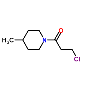 1-(3-氯丙酰基)-4-甲基哌啶结构式_349090-42-2结构式