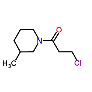 1-(3-氯丙酰基)-3-甲基哌啶结构式_349097-98-9结构式