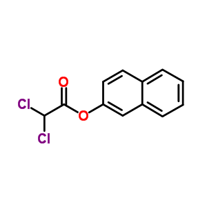 2,2-二氯乙酸 2-萘酯结构式_34915-55-4结构式