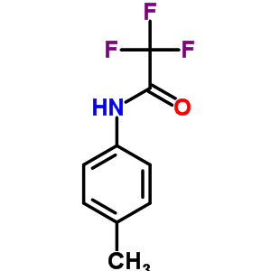 p-甲苯胺三氟乙酰胺结构式_350-96-9结构式