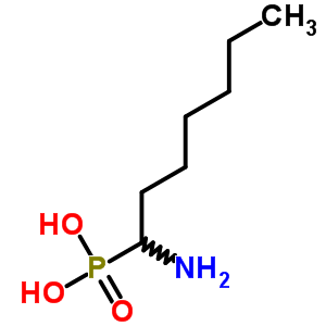 1-氨基庚基磷酸结构式_35045-86-4结构式