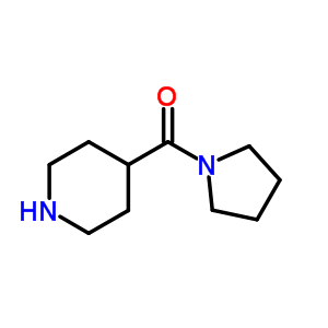 4-(吡咯烷-1-基羰基)哌啶结构式_35090-95-0结构式
