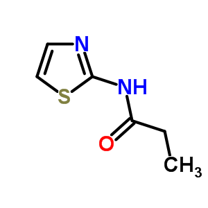 N-2-噻唑丙酰胺结构式_35098-39-6结构式