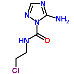 5-氨基-n-(2-氯乙基)-1,2,4-噻唑-1-羧酰胺结构式_35101-81-6结构式