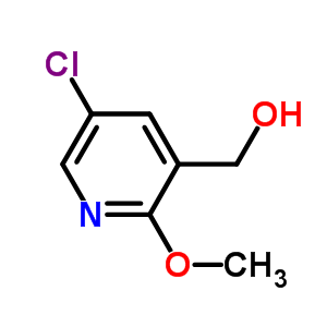 5-氯-2-甲氧基-3-吡啶甲醇结构式_351410-46-3结构式