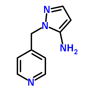 1-(吡啶-4-甲基)-1H-吡唑-5-胺结构式_3524-31-0结构式