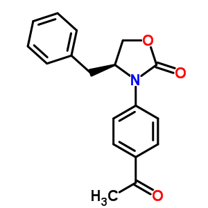 (S)-3-(4-acetylphenyl)-4-benzyloxazolidin-2-one Structure,352524-56-2Structure