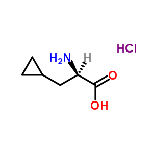 L-beta-环丙基丙氨酸盐酸盐结构式_352525-31-6结构式