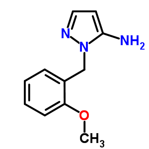 1-(2-甲氧基苄基)-1H-吡唑-5-胺结构式_3528-46-9结构式
