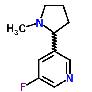 3-Fluoro-5-(1-methylpyrrolidin-2-yl)pyridine Structure,35286-36-3Structure