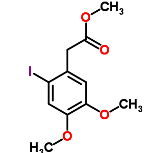 Methyl 2-(2-iodo-4,5-dimethoxy-phenyl)acetate Structure,35345-49-4Structure