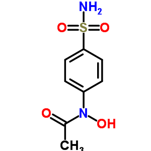 N-[4-(氨基磺酰基)苯基]-N-羟基-乙酰胺结构式_35413-65-1结构式