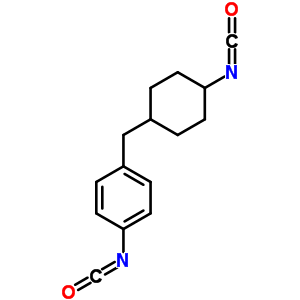 4-[(4-异氰酰基环己基)甲基]异氰酸苯酯结构式_35438-85-8结构式