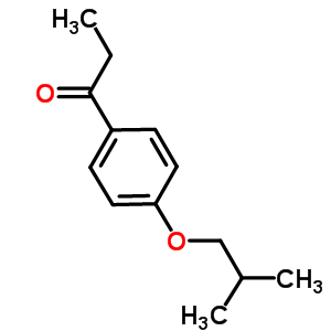 1-(4-异丁氧基苯基)丙烷-1-酮结构式_354539-62-1结构式
