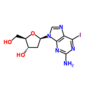 2-氨基-6-碘-2-脱氧鸟苷结构式_354823-77-1结构式