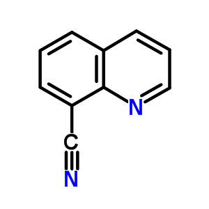 8-喹啉甲腈结构式_35509-27-4结构式