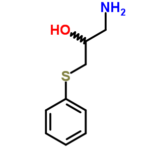 1-氨基-3-(苯基硫代)-2-丙醇结构式_35550-43-7结构式
