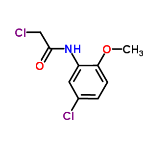 2-氯-n-(5-氯-2-甲氧基苯基)乙酰胺结构式_35588-41-1结构式