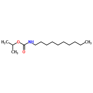 丙-2-基N-癸基氨基甲酸酯结构式_35601-86-6结构式