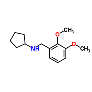 环戊基-(2,3-二甲氧基-苄基)-胺结构式_356094-55-8结构式