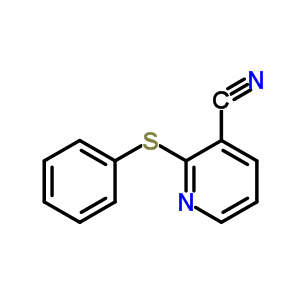 2-(苯基硫代)烟腈结构式_35620-68-9结构式