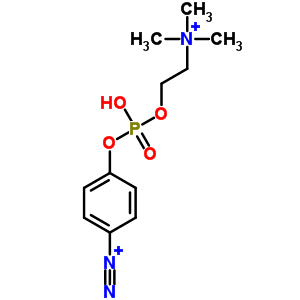 P-重氮苯基磷酰胆碱结构式_35697-91-7结构式