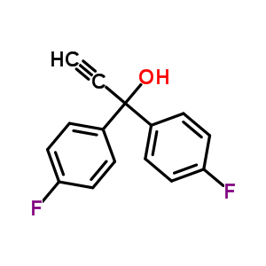 1,1-Di(4-fluorophenyl)-2-propyn-1-ol Structure,357-77-7Structure