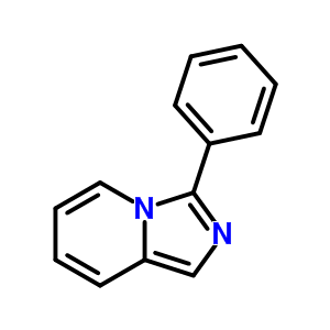 3-苯基咪唑并[1,5-a]吡啶结构式_35854-46-7结构式