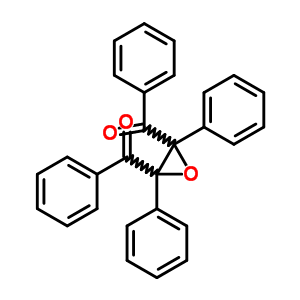Methanone,1,1-(2,3-diphenyl-2,3-oxiranediyl)bis[1-phenyl- Structure,35925-94-1Structure