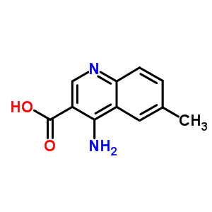 4-氨基-6-甲基喹啉-3-羧酸结构式_359427-49-9结构式