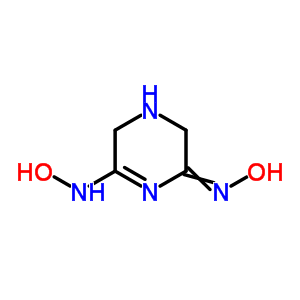 2,6-哌嗪二酮二肟结构式_35975-29-2结构式