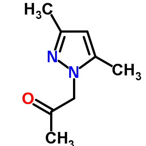 1-(3,5-二甲基-1H-吡唑-1-基)乙酮结构式_361343-66-0结构式