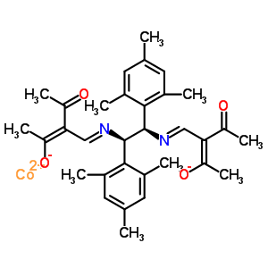 (1R,2r)-n,n’-bis(2-acetyl-3-oxo-2-butenylidene)-1,2-dimesitylethylenediaminato cobalt(ii) Structure,361346-80-7Structure