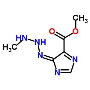 Methyl (5z)-5-(methylaminohydrazinylidene)imidazole-4-carboxylate Structure,36137-94-7Structure