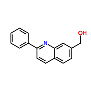 (2-苯基-7-喹啉)-甲醇结构式_361457-37-6结构式