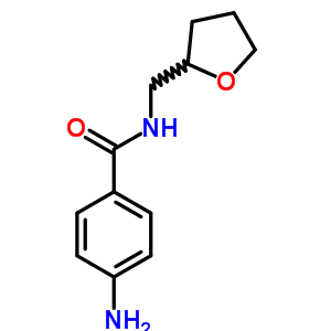4-氨基-n-(四氢-2-呋喃甲基)苯甲酰胺结构式_361464-34-8结构式