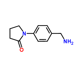 1-[4-(氨基甲基)苯基]吡咯烷-2-酮结构式_36151-42-5结构式