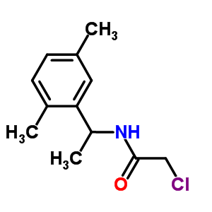 2-氯-n-[1-(2,5-二甲基苯基)乙基]乙酰胺结构式_36292-95-2结构式