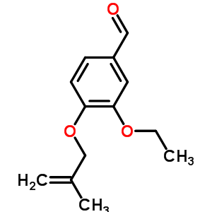 (9ci)-3-乙氧基-4-[(2-甲基-2-丙烯基)氧基]-苯甲醛结构式_363186-13-4结构式