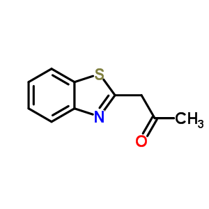 1-(2-苯并噻唑)-2-丙酮结构式_36874-53-0结构式