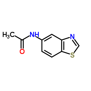 (9ci)-n-5-苯并噻唑-乙酰胺结构式_36894-61-8结构式