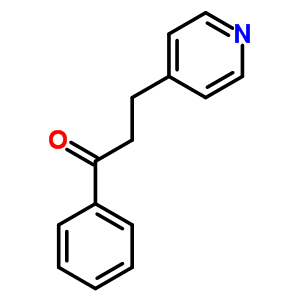 1-苯基-3-吡啶-4-基丙烷-1-酮结构式_36939-02-3结构式