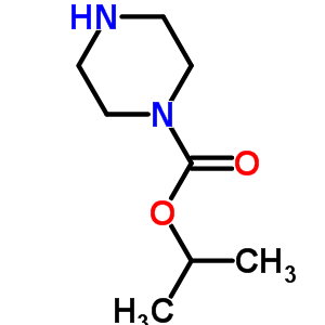 (9ci)-1-甲基乙基酯1-哌嗪羧酸结构式_37038-26-9结构式
